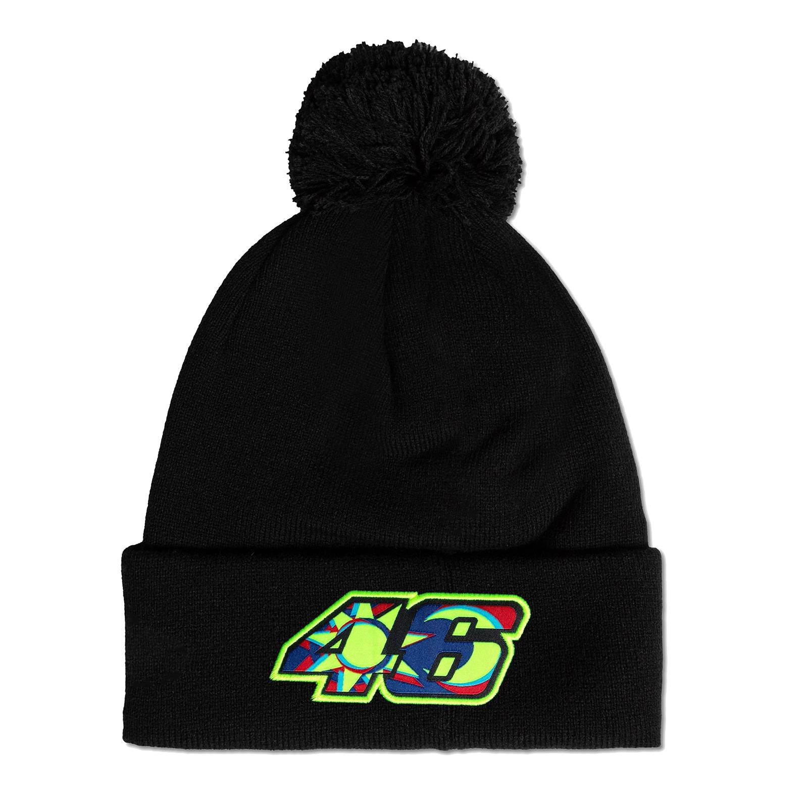 Valentino Rossi New Era Pudelmütze "46" - schwarz