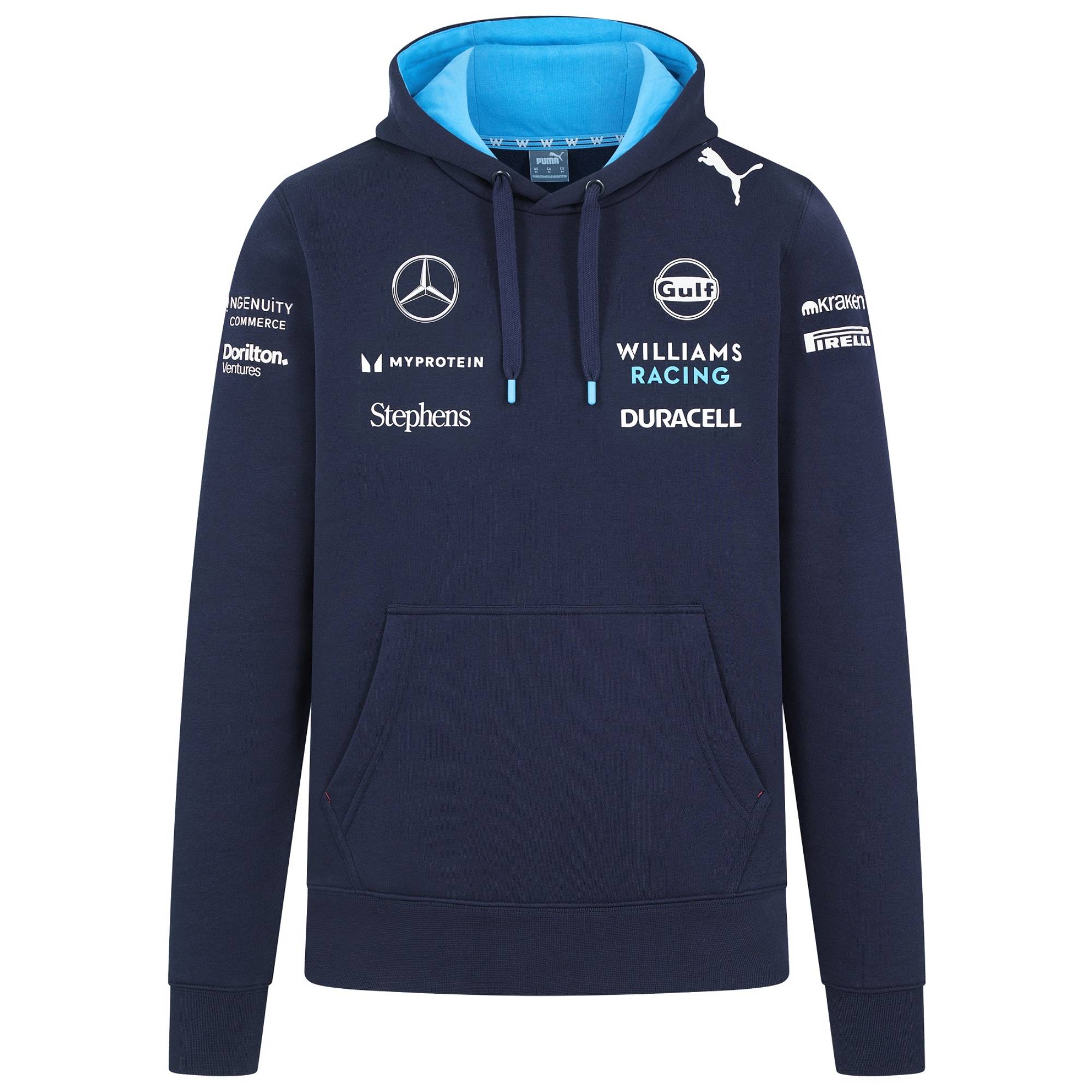 Williams Racing Puma Team Kapuzenpullover - blau