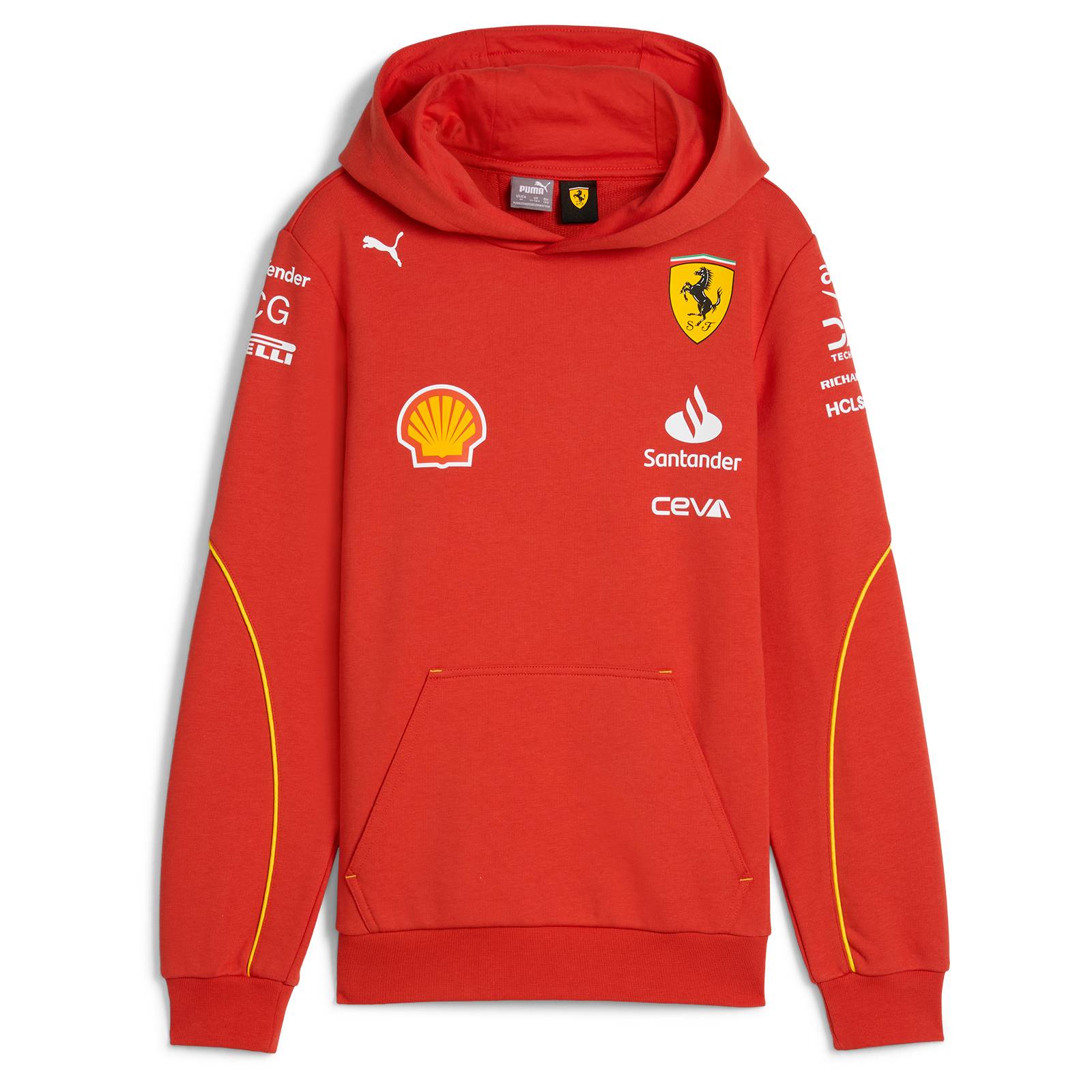 Scuderia Ferrari Puma Team Kapuzenpullover 2024 - rot