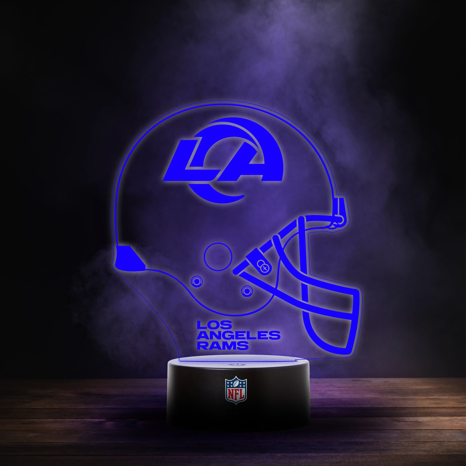 Los Angeles Rams LED-Licht HELM - mit Farbwechsel