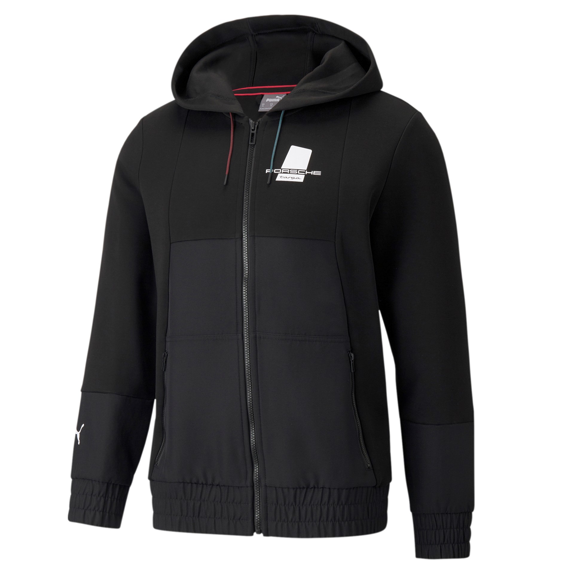 Porsche Legacy Puma Kapuzensweatjacke "Targa" - schwarz