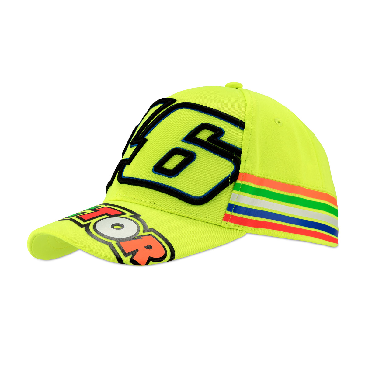 Valentino Rossi Cap "Stripes" - gelb