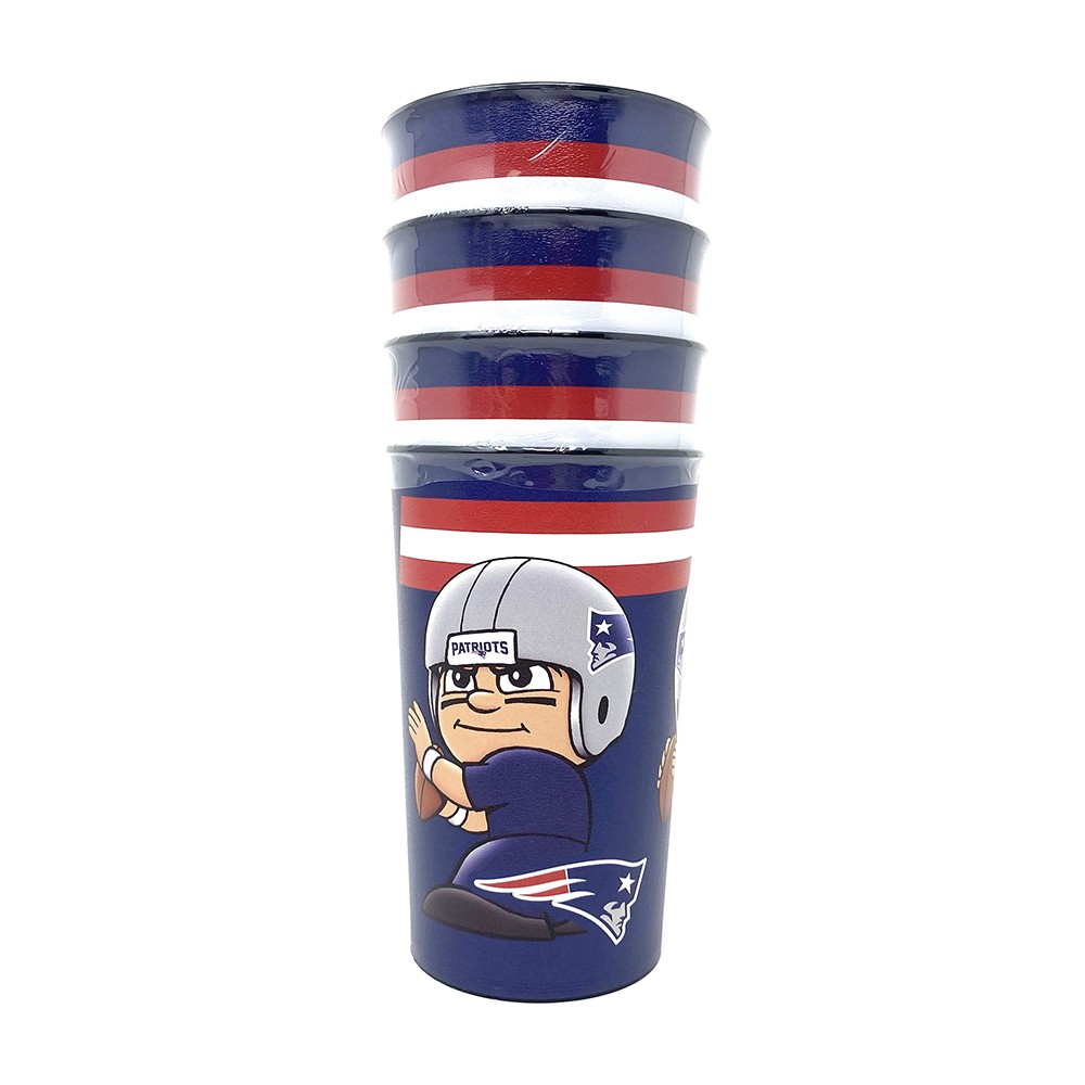 New England Patriots Party Becher (4er-Set) 650ml