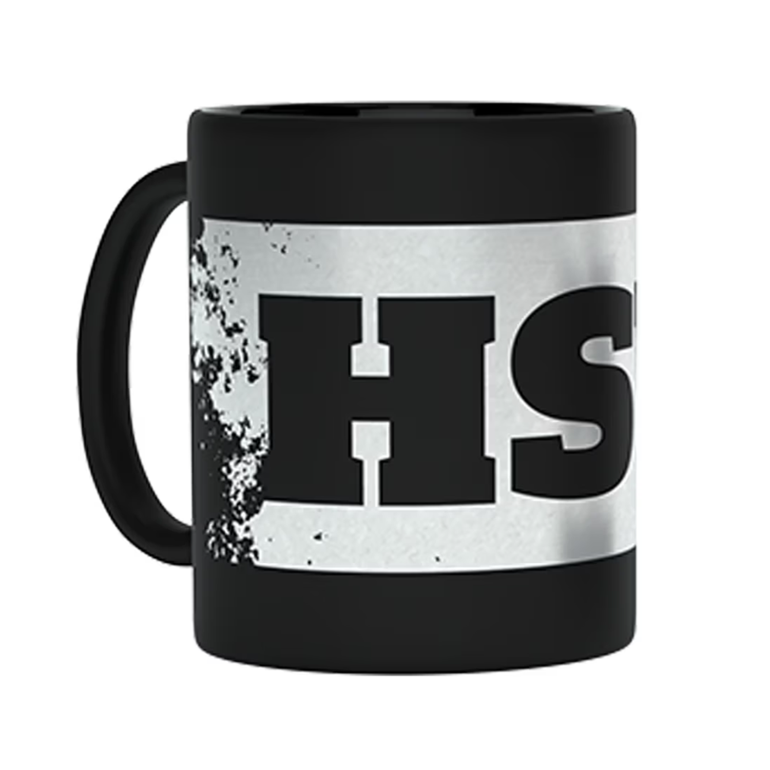 HSV Tasse "Silber Metallic" mit HSV Schriftzug 0,3l - schwarz