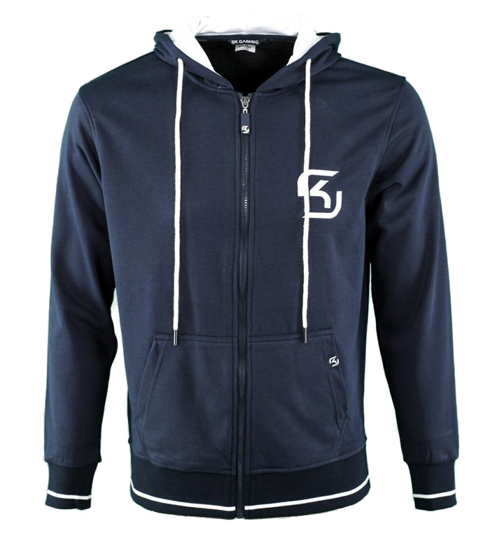 SK Gaming Kapuzensweatjacke "Logo" - blau