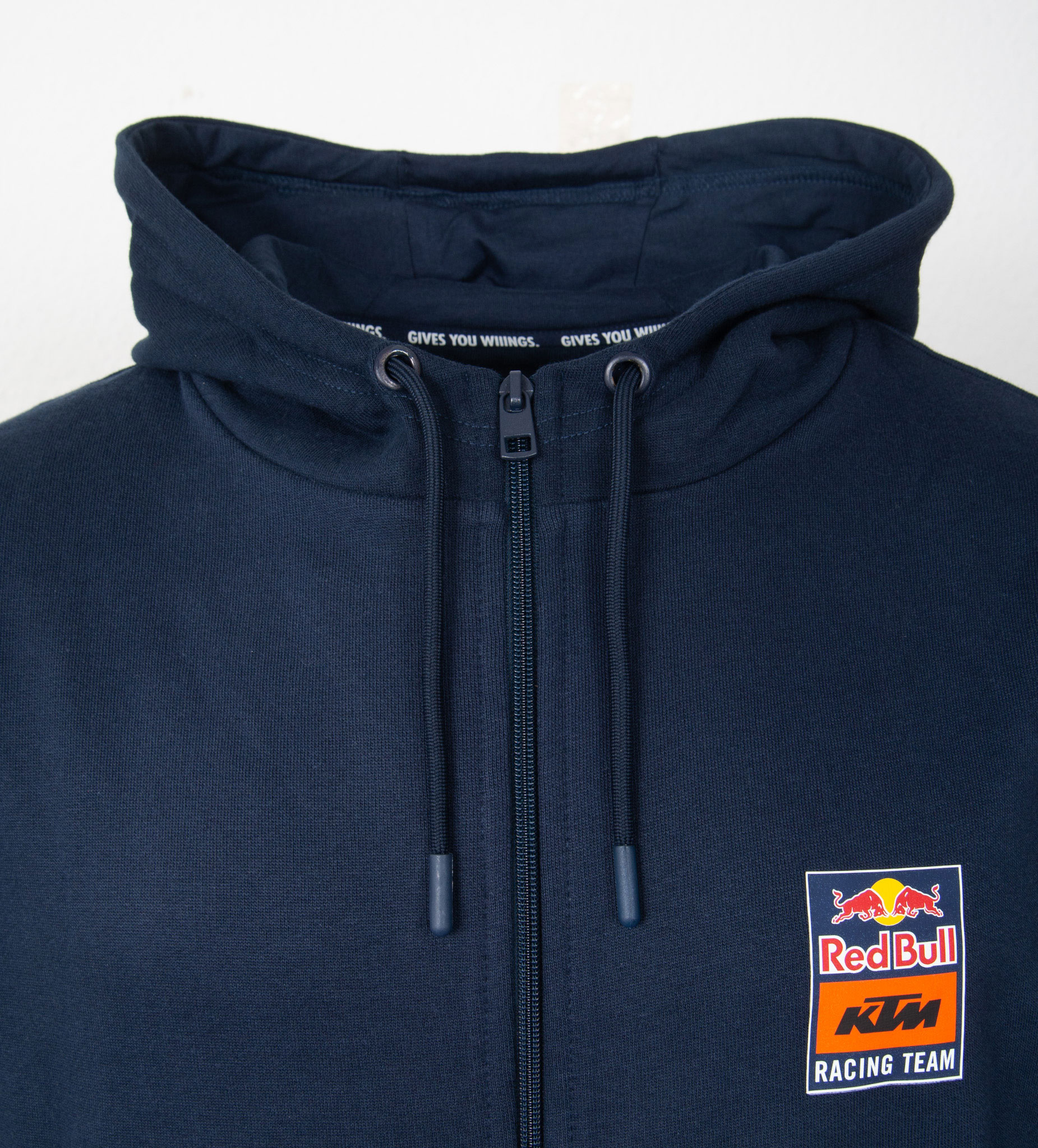 Red Bull KTM Racing Team Kapuzensweatjacke "Logo" -blau