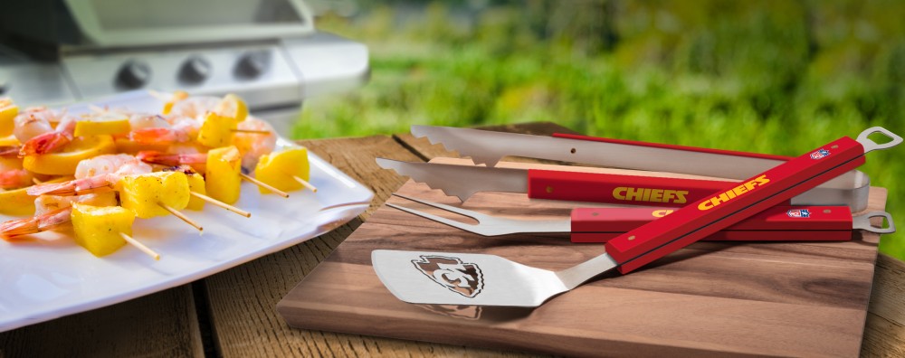 Kansas City Chiefs Spirit Series 3-Piece BBQ Set