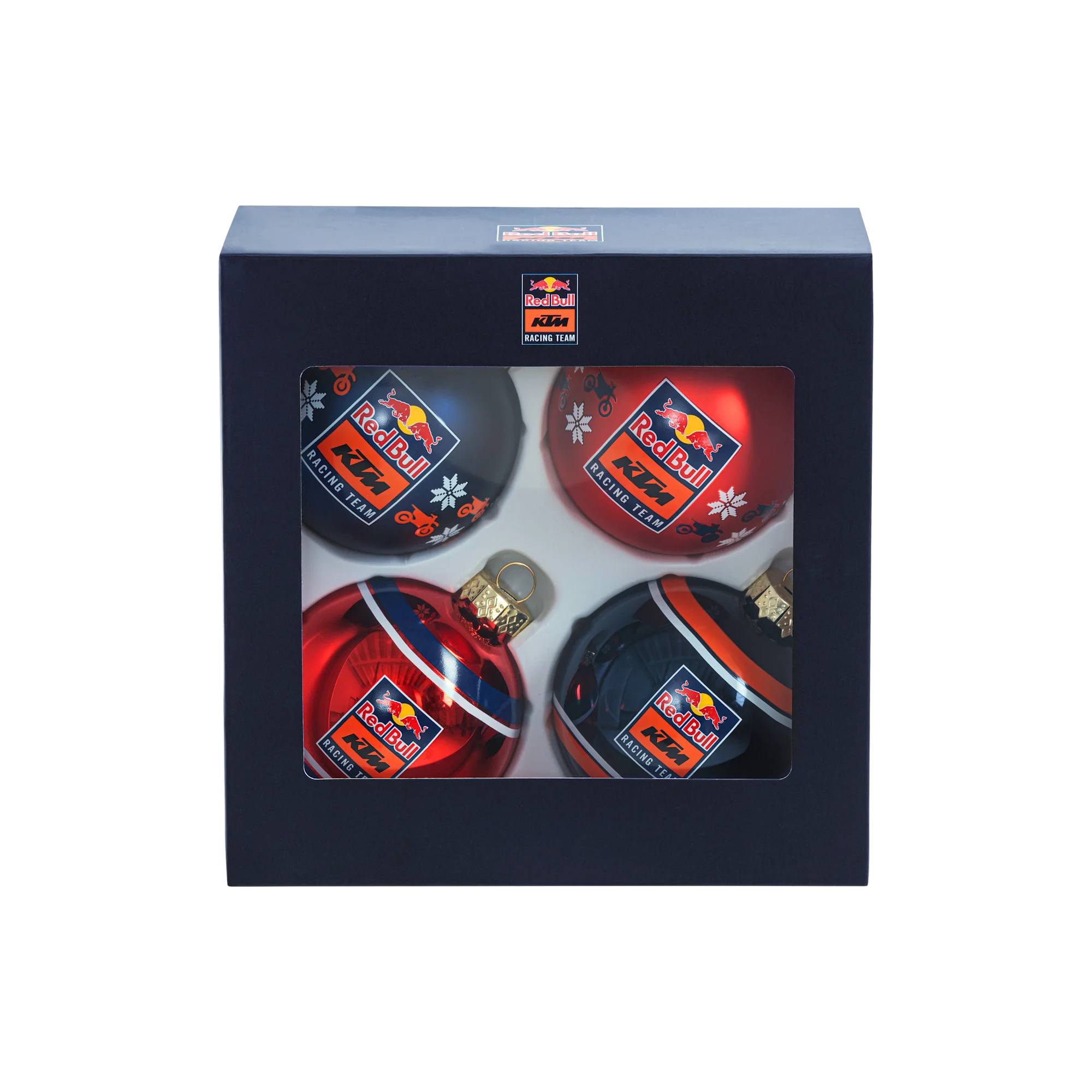 Red Bull KTM Racing Team Weihnachtsbaumkugel Set, 4 Stück - mehrfarbig