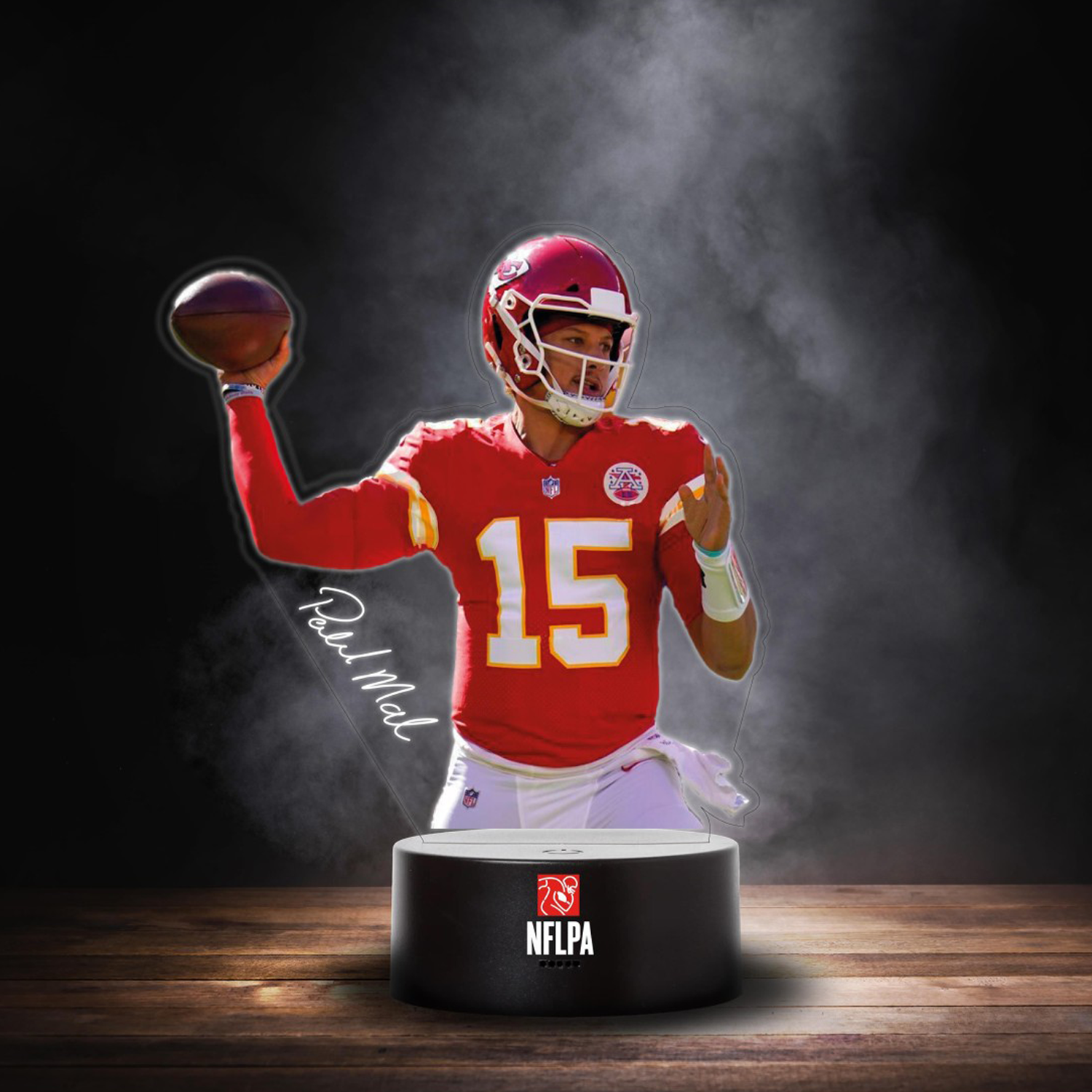 Kansas City Chiefs LED Light Player "MAHOMES"