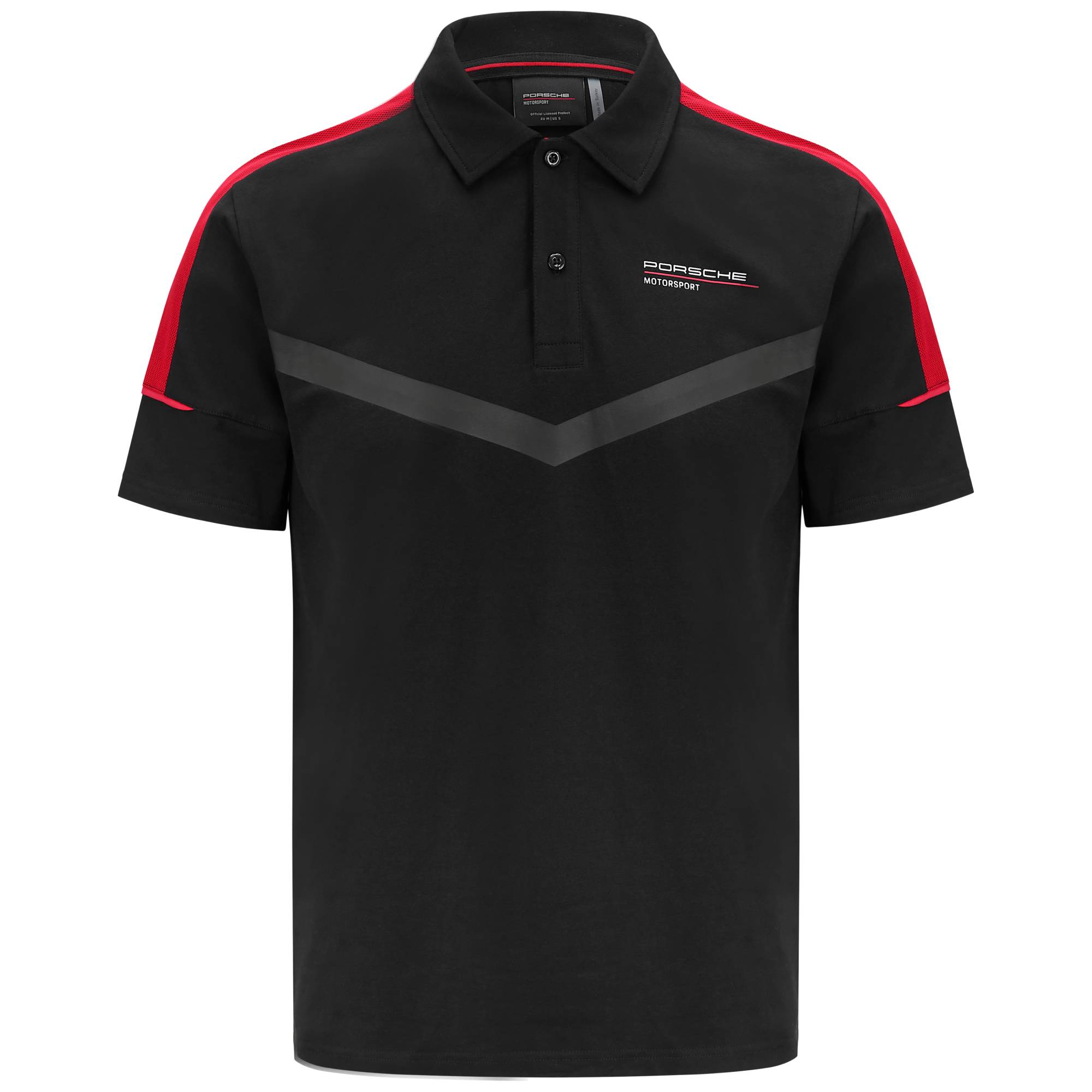 Porsche Motorsport Polohemd "Basic" - schwarz