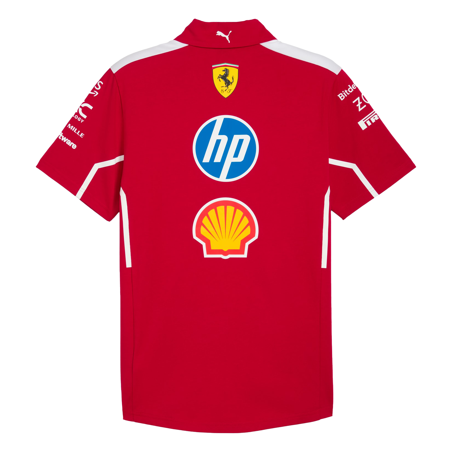 Scuderia Ferrari Team Polohemd 2025 - rot