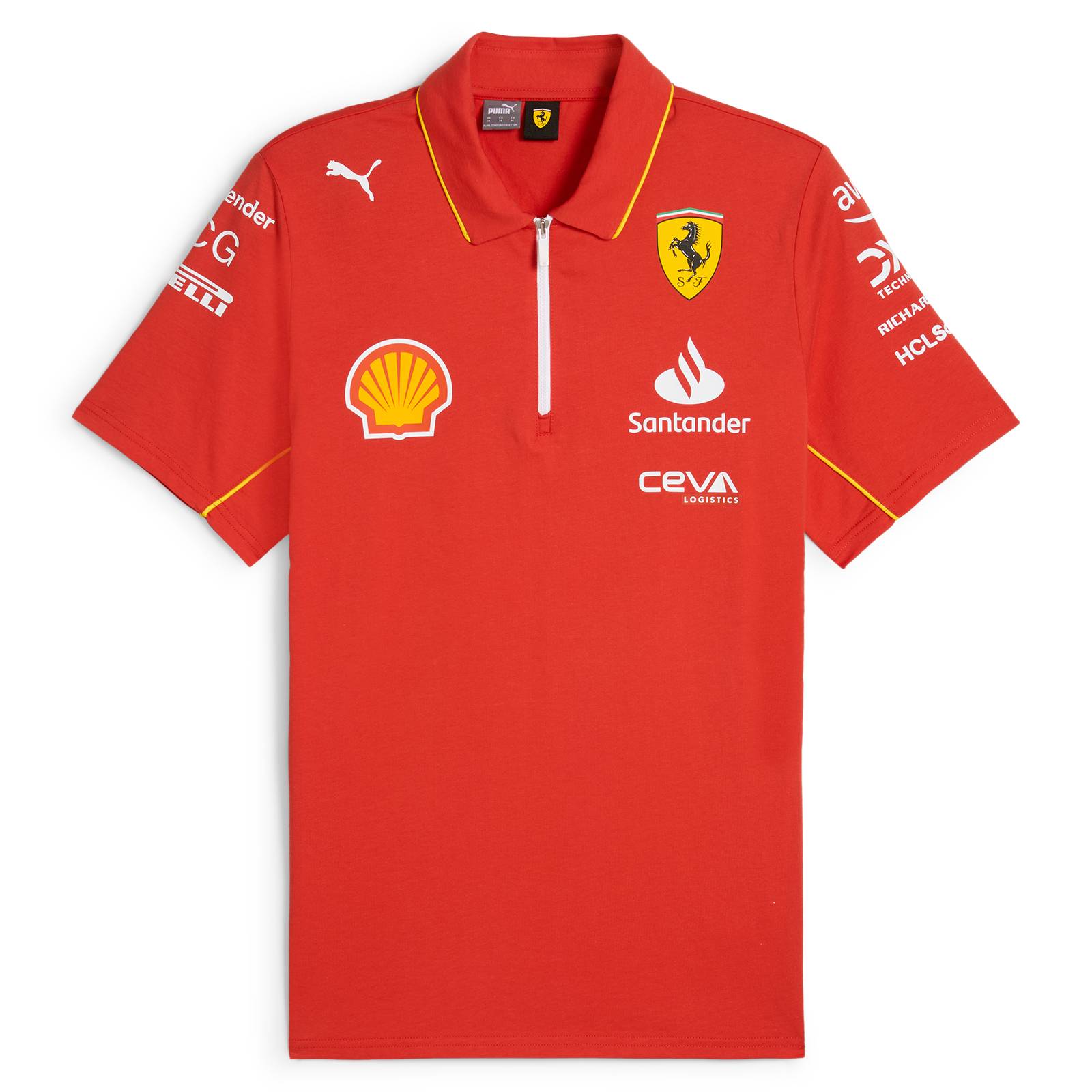 Scuderia Ferrari Puma Team Polohemd 2024 - rot