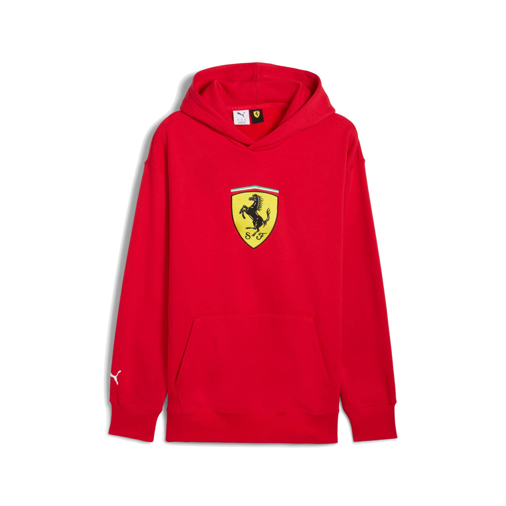 Scuderia Ferrari Puma Kapuzenpullover "Logo" - rot