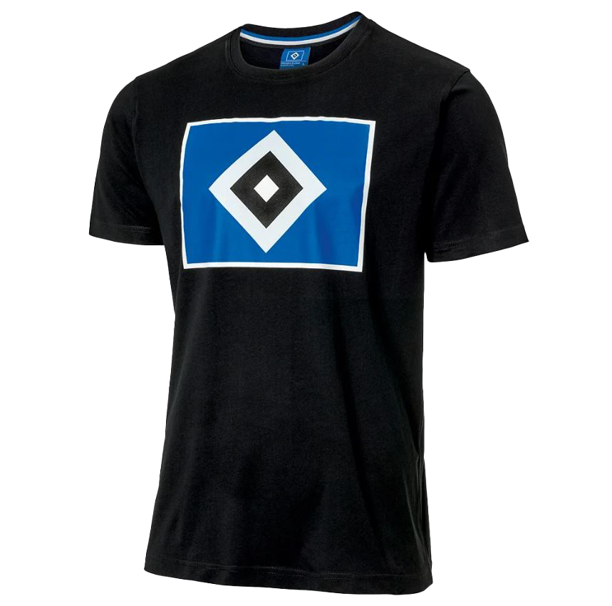 Hamburger SV T-Shirt Logo Schwarz