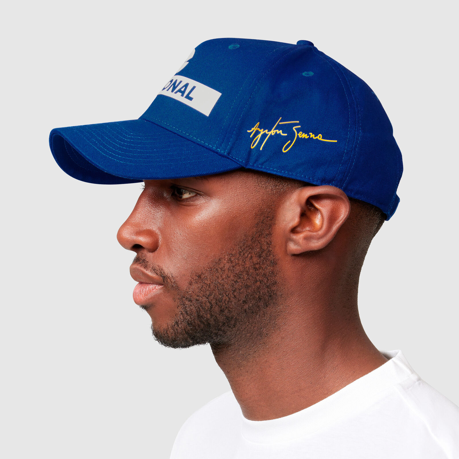 Ayrton Senna Cap "Nacional" - blau