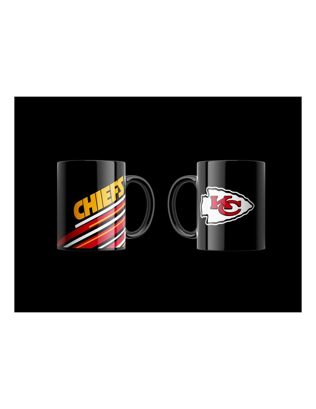 Kansas City Chiefs Tasse „Stripes“ 330ml