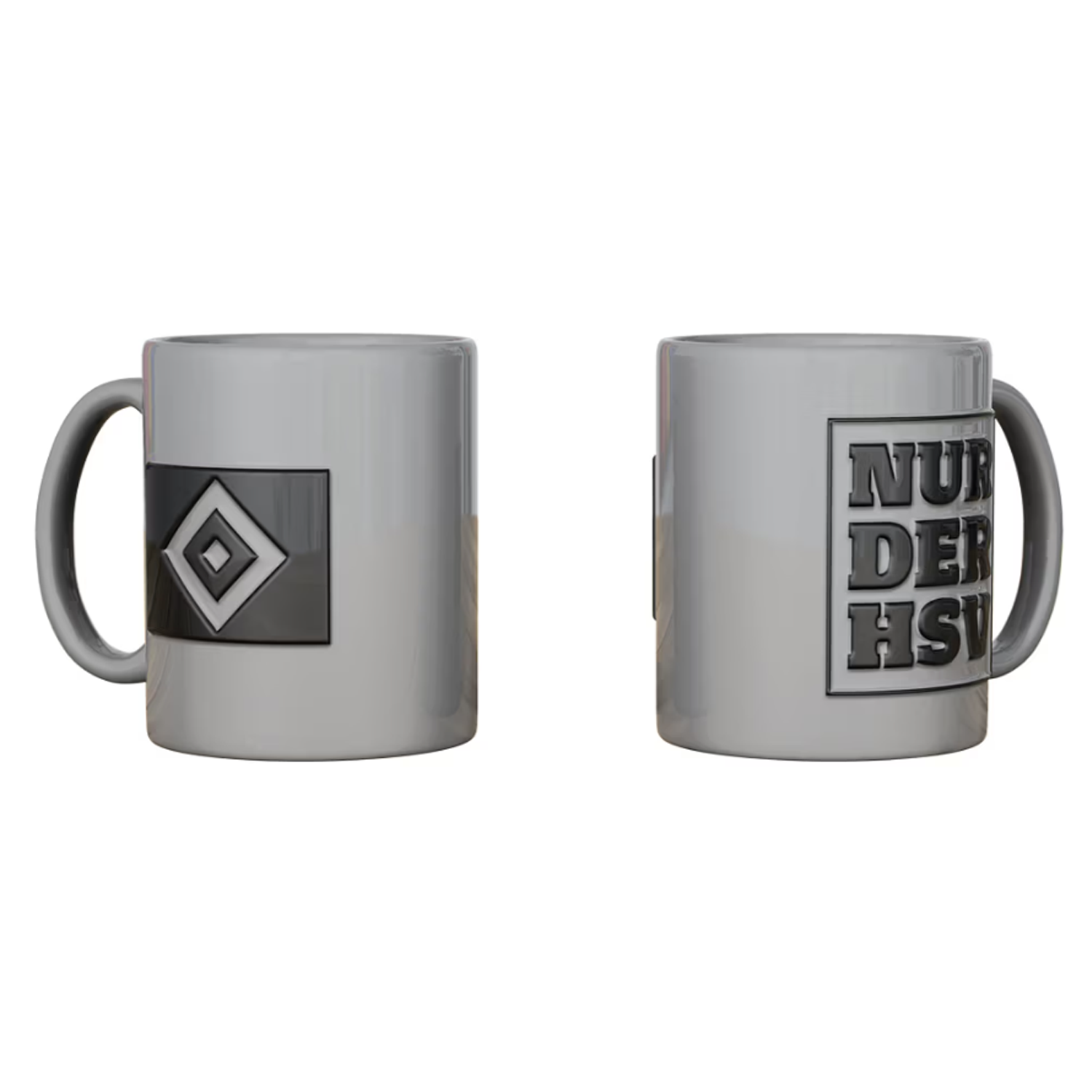 HSV Tasse Relief grau