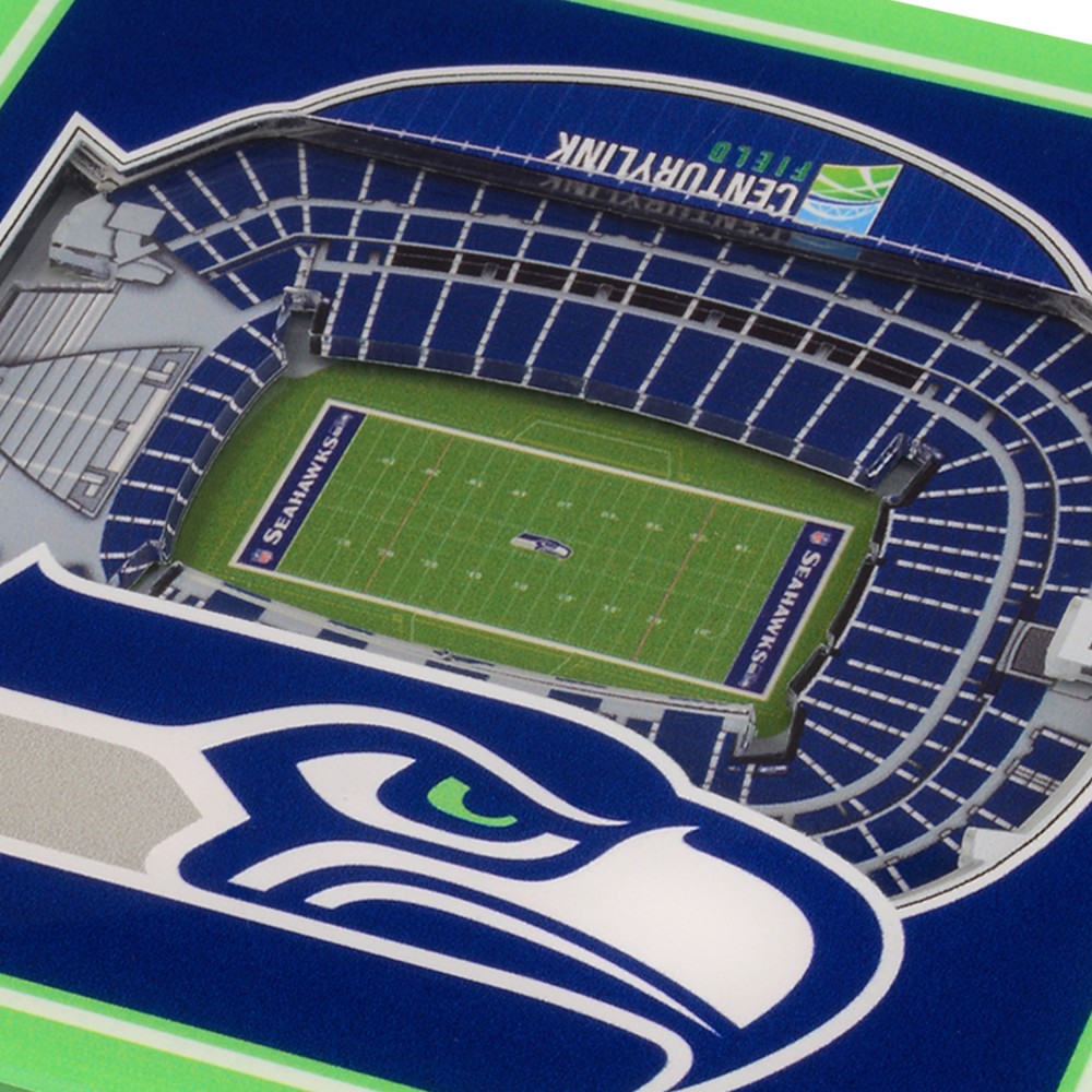 Seattle Seahawks 3DStadiumView Untersetzer 2erSet