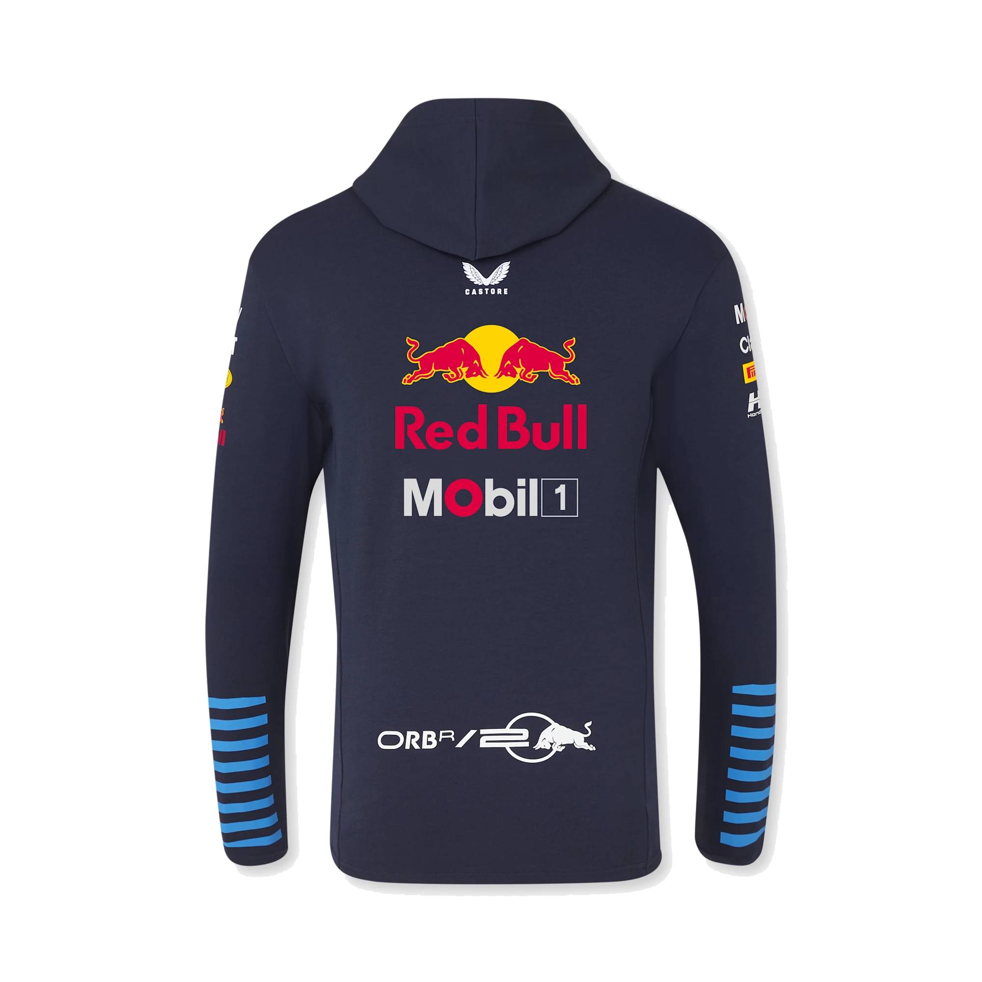 Red Bull Racing Kapuzensweatjacke "Teamline" - blau