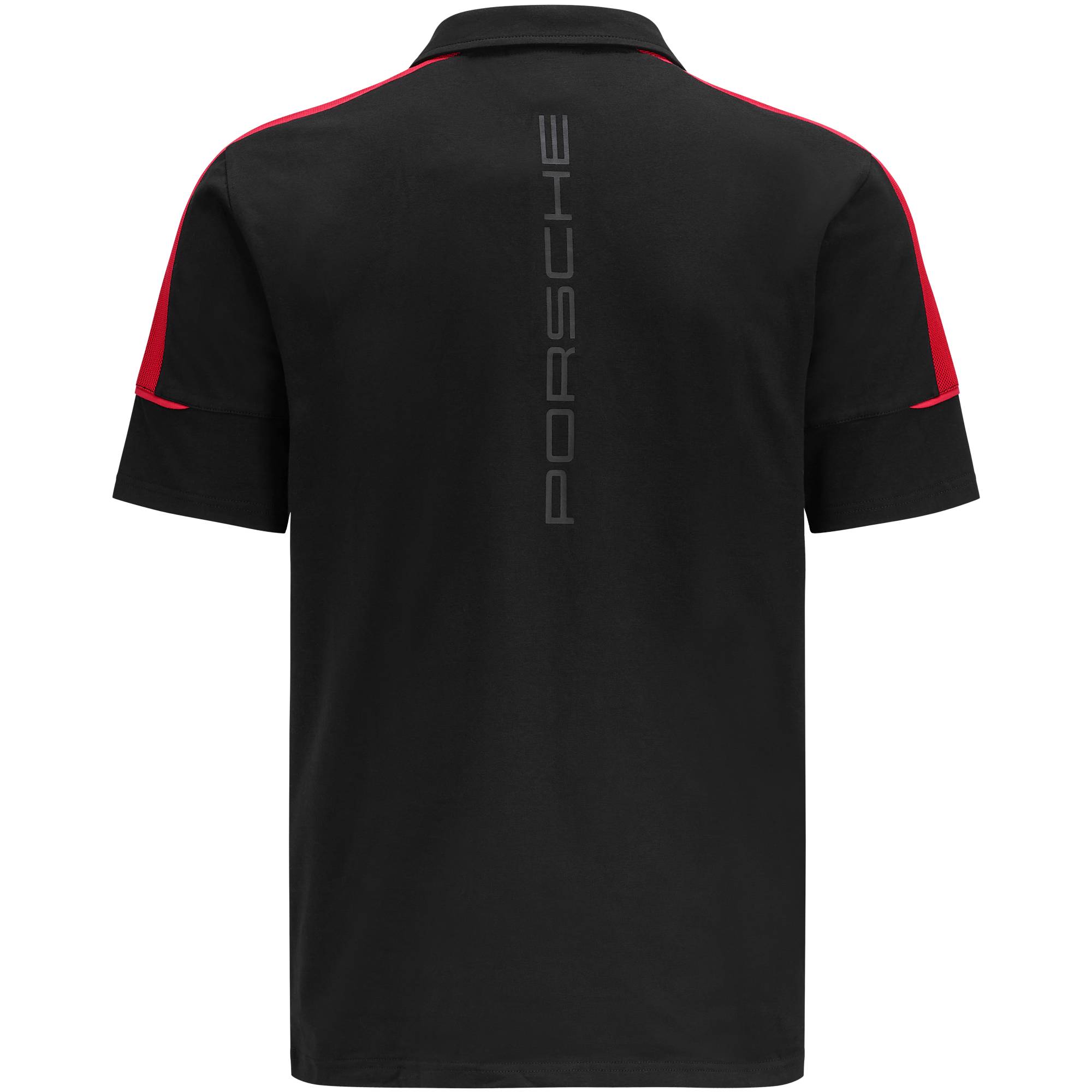 Porsche Motorsport Polohemd "Basic" - schwarz