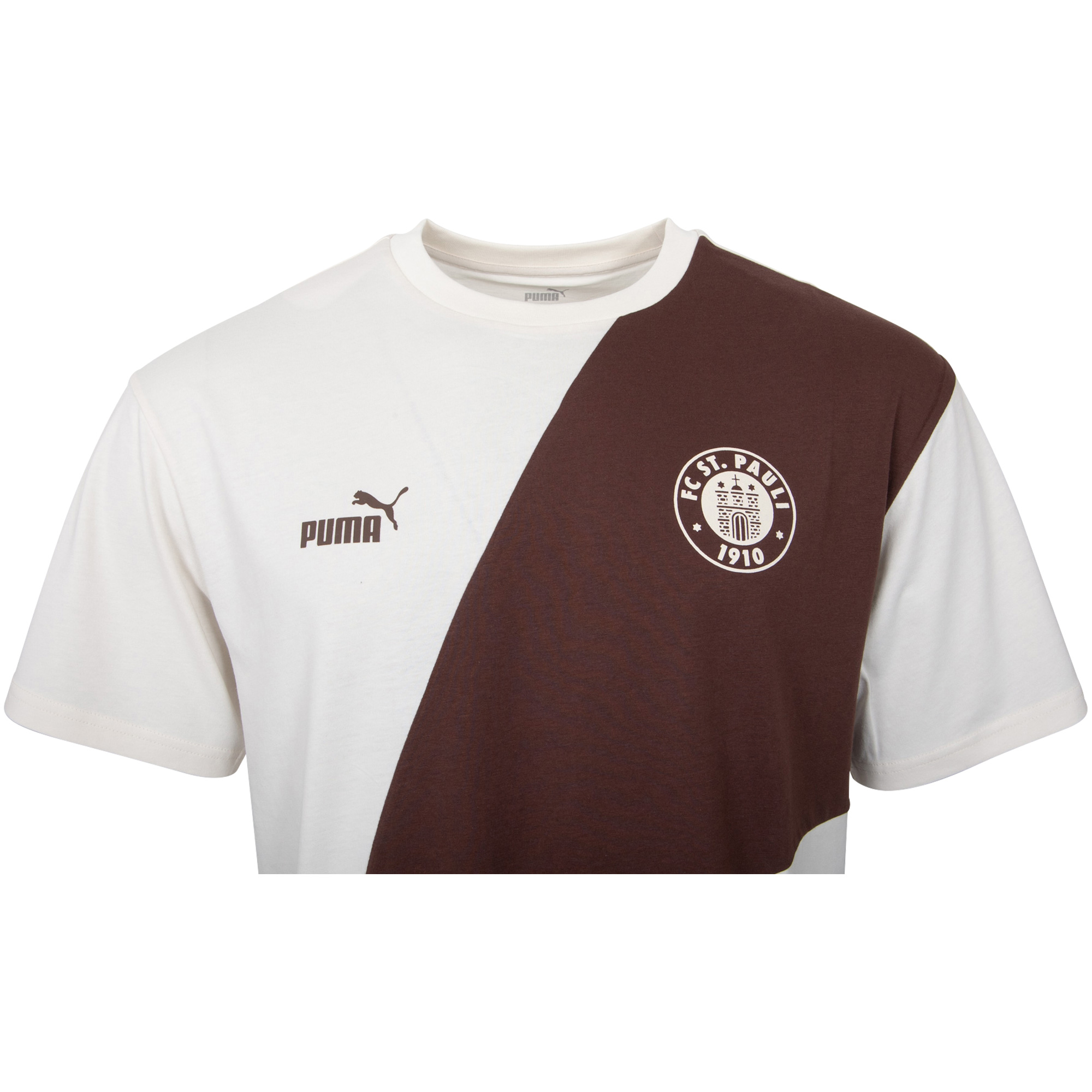 FC St. Pauli - PUMA T-Shirt 'ftblCulture+' 2024/25 - creme