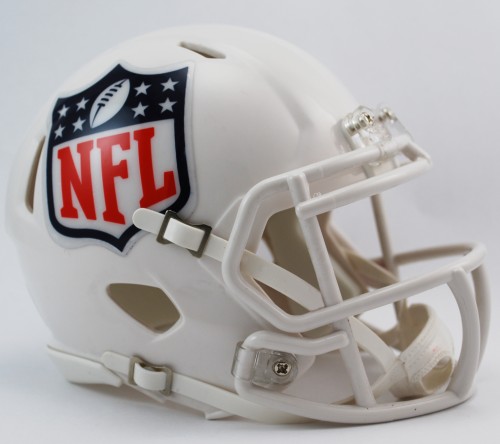 NFL Shield Logo - Mini Helm SPEED - weiß