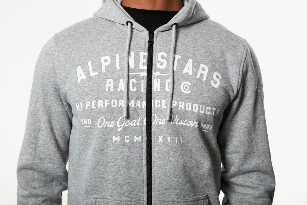 Alpinestars Kapuzensweatjacke "Region" - grau