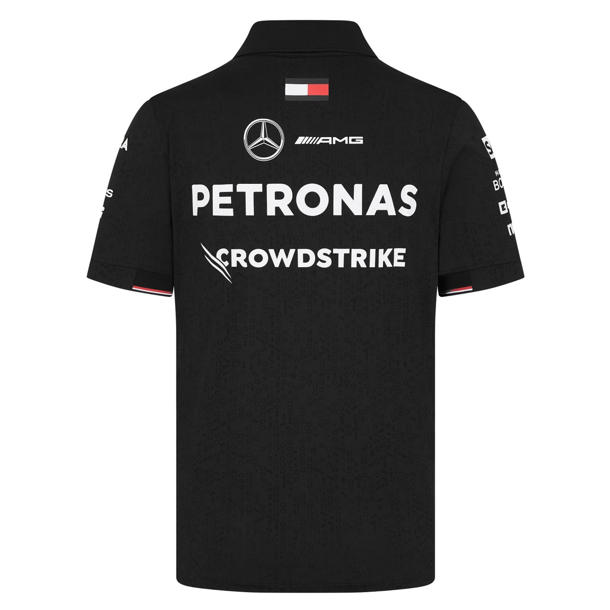 Mercedes AMG Petronas Polohemd Teamline 2024 - schwarz