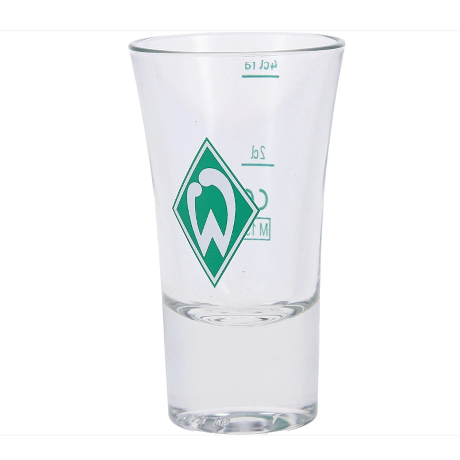 SV Werder Bremen - Schnapsglas Raute - transparent