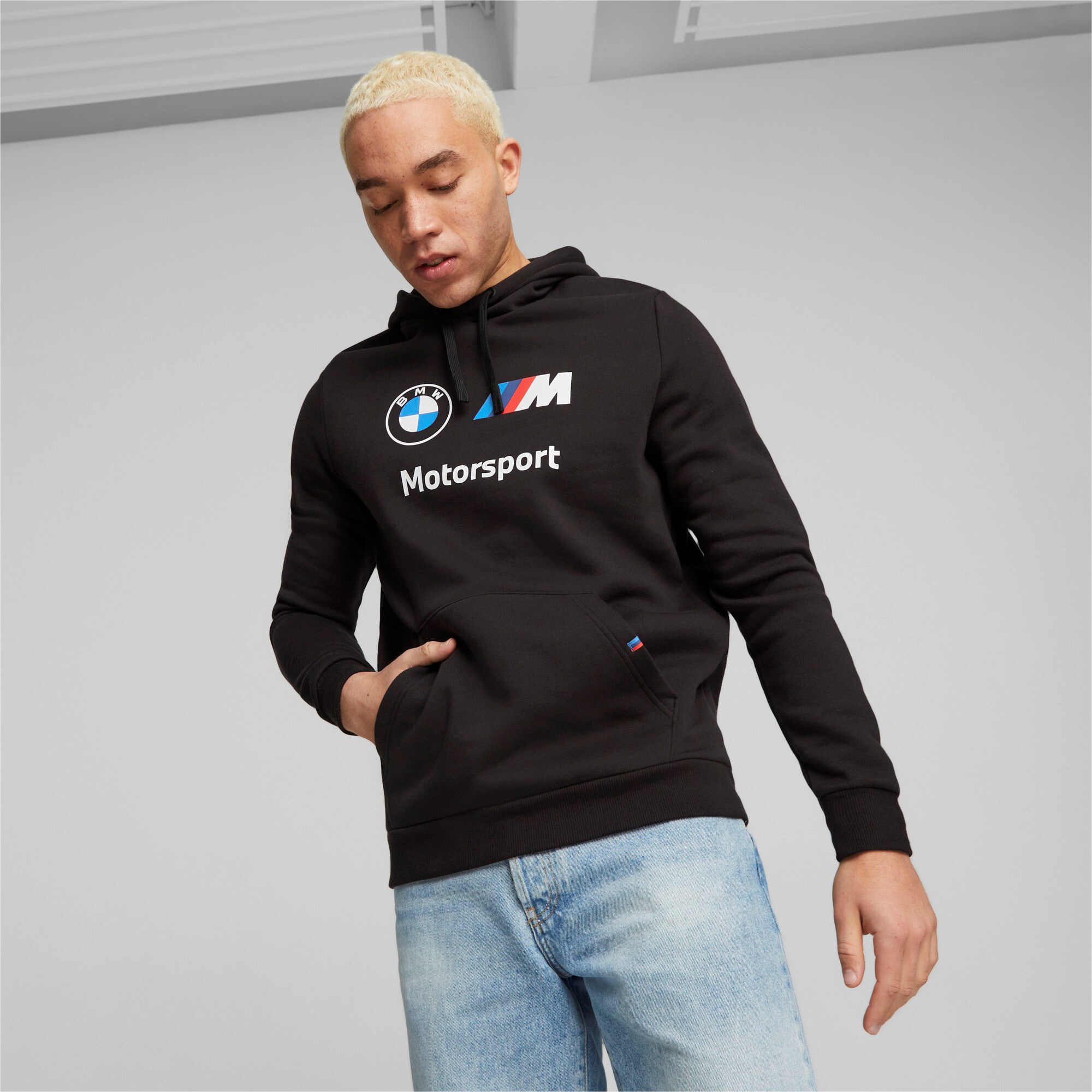 BMW Motorsport Puma Hoodie "Logo" - schwarz