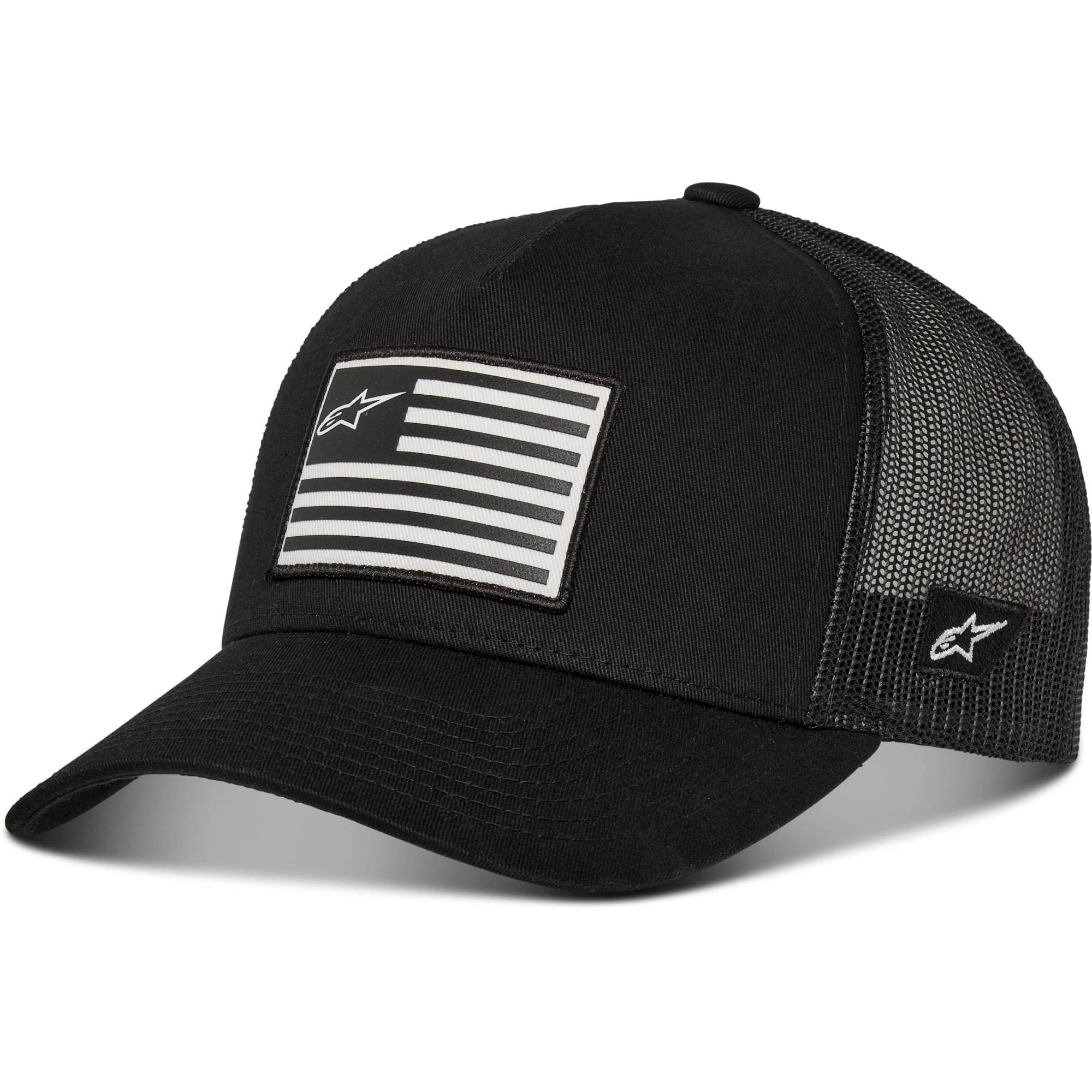 Alpinestars Trucker Cap "Flag" -schwarz