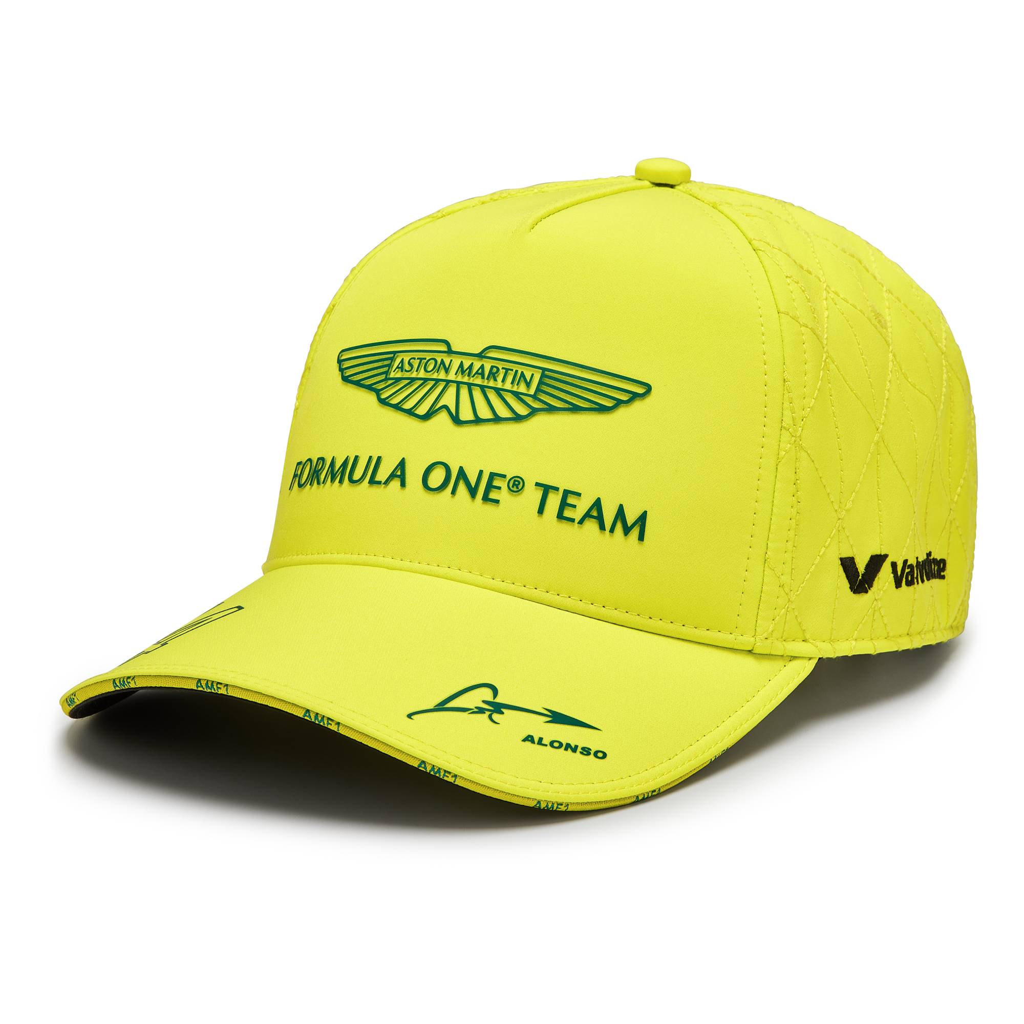 Aston Martin F1 Fernando Alonso Cap - gelb