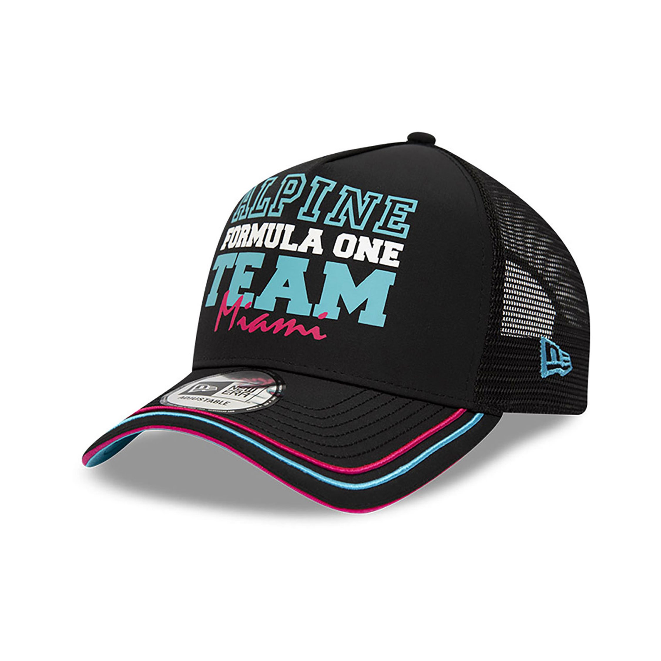 Alpine F1 New Era Trucker Cap "Miami" - schwarz