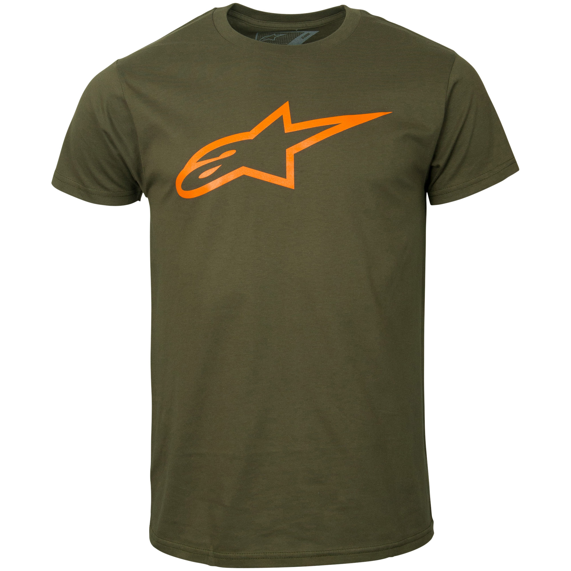 Alpinestars T-Shirt "Ageless oliv-orange" - grün