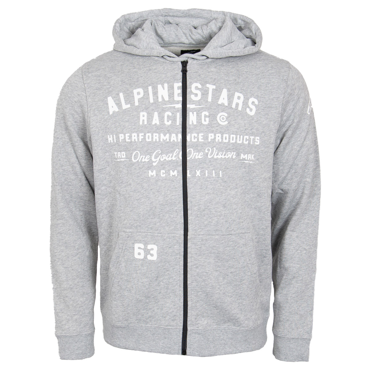 Alpinestars Kapuzensweatjacke "Region" - grau