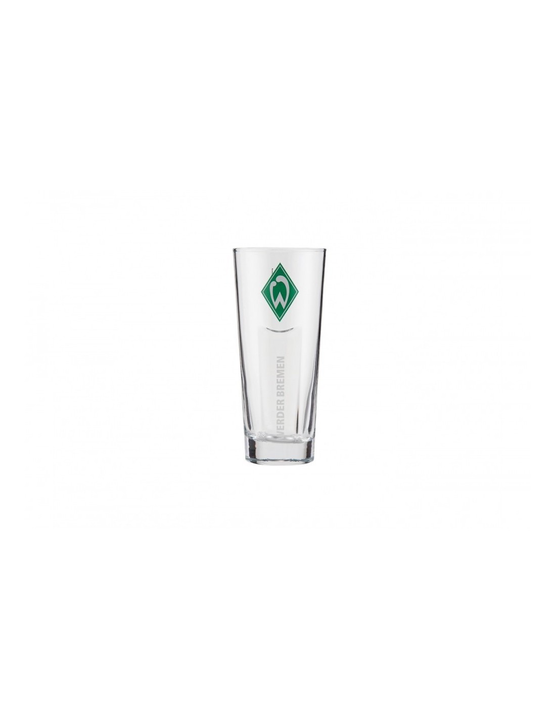 SV Werder Bremen Wasserglas Raute - transparent